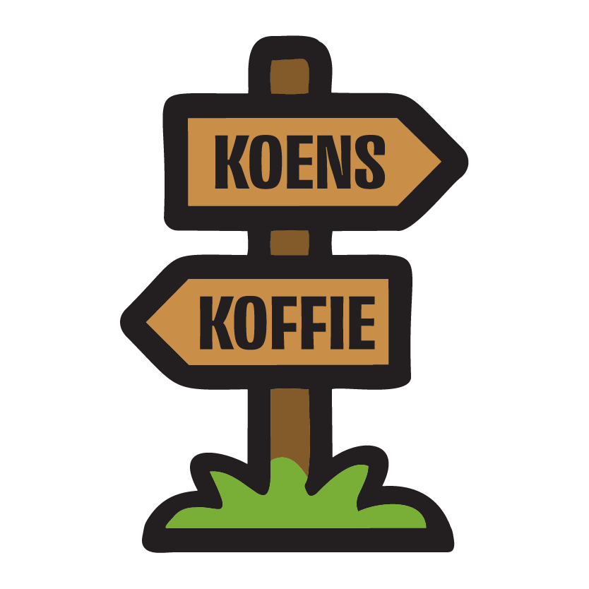 Wegwijzer Koens Koffie